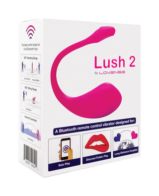 Lush 2 - Oeuf Vibrant Discret Courte ou Longue Distance - Lovense