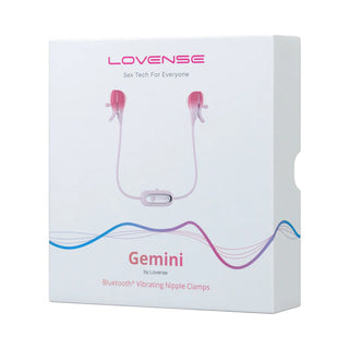 Gemini - Pinces à Mamelons Vibrantes Contrôlées par Application - Lovense