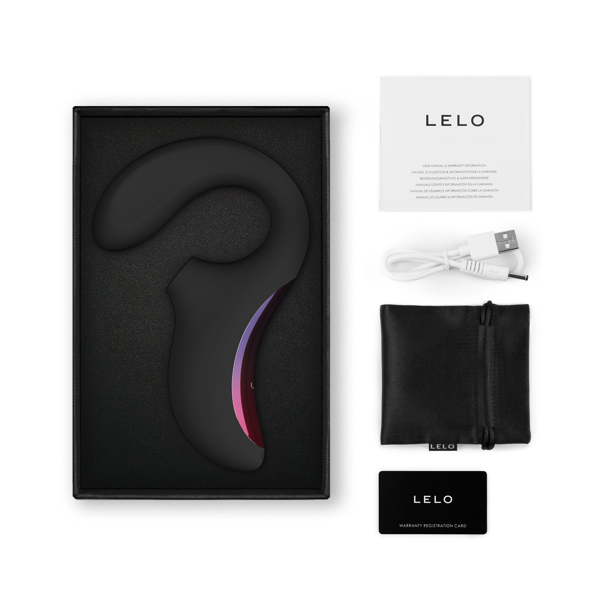 Lelo Enigma Ergonomic G-Spot and Clitoral Vibrator - LEO Plaisir Lelo Enigma Ergonomic G-Spot and Clitoral Vibrator - LEO Plaisir