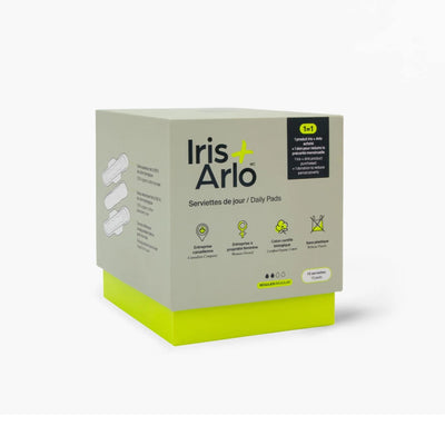 Serviettes de jour en Coton 100% Biologique - Iris + Arlo