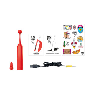 Pop – Clitoral Stimulator with Two Interchangeable Heads – ROMP