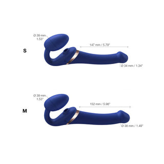 Multi Orgasm Bendable - Vibrating Strap-On Without Straps - Strap-On-Me