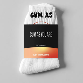 Cum As You Are Socks – JUST A LITTLE FUN