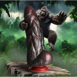 King Kong - Gros Dildo en Silicone avec Ventouse - Creature Cocks