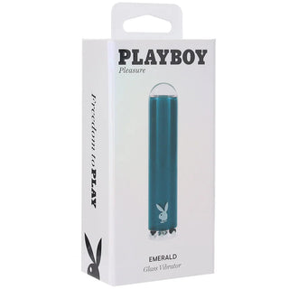 Emerald Glass - Vibrateur Bullet Clitoris en Verre - Playboy