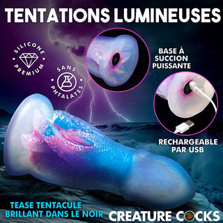 Cocktopus Deluxe - Dildo vibrant avec tentacules - Creature Cocks