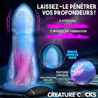 Cocktopus Deluxe - Dildo vibrant avec tentacules - Creature Cocks
